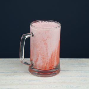 Banana, Milk & Strawberry Cocktail