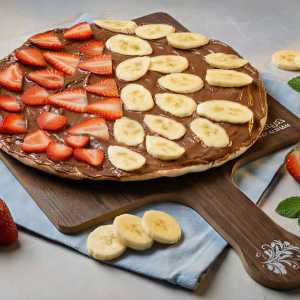 Nutella, Strawberry & Banana Flatbread